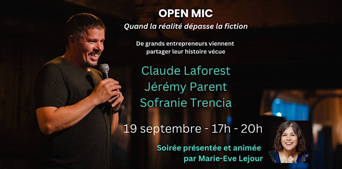 Open mic 19 septembre 2024